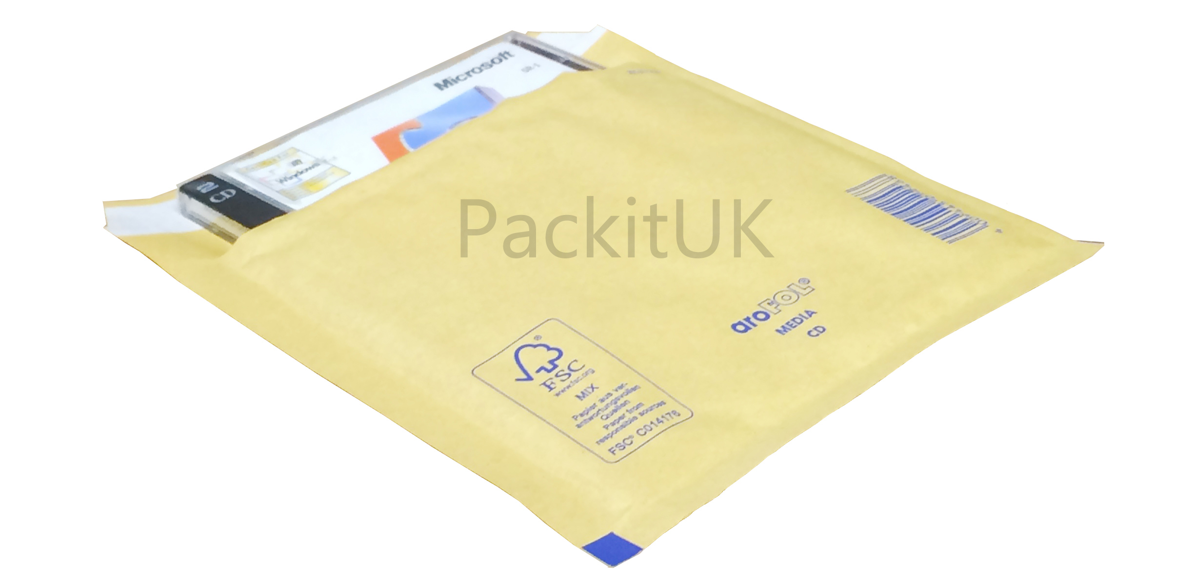 AroFOL CD Kraft Bubble Lined Mailer