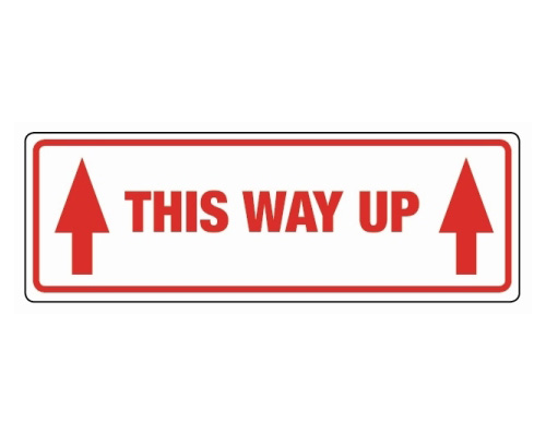 This Way Up Label