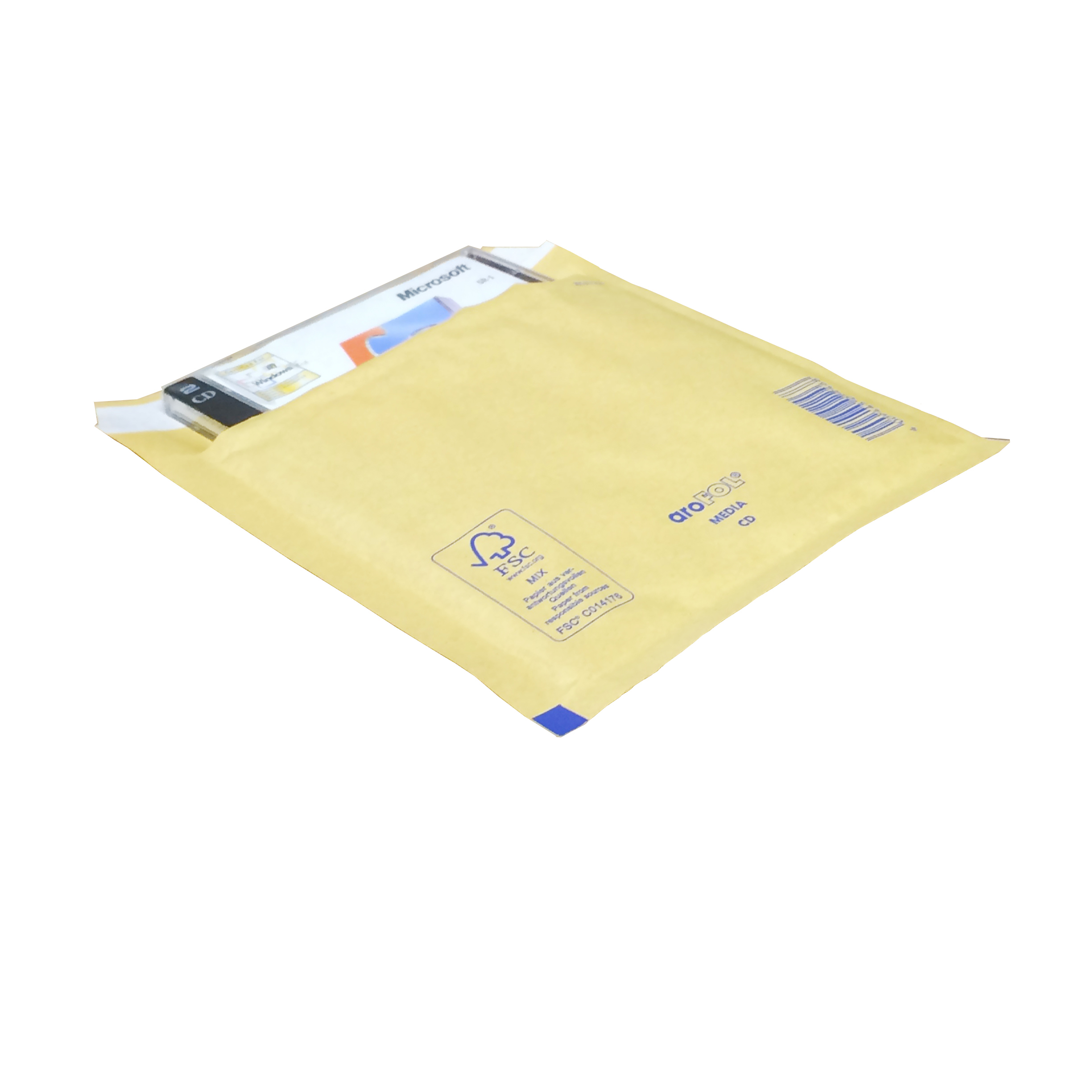 AroFOL CD Kraft Bubble Lined Mailer