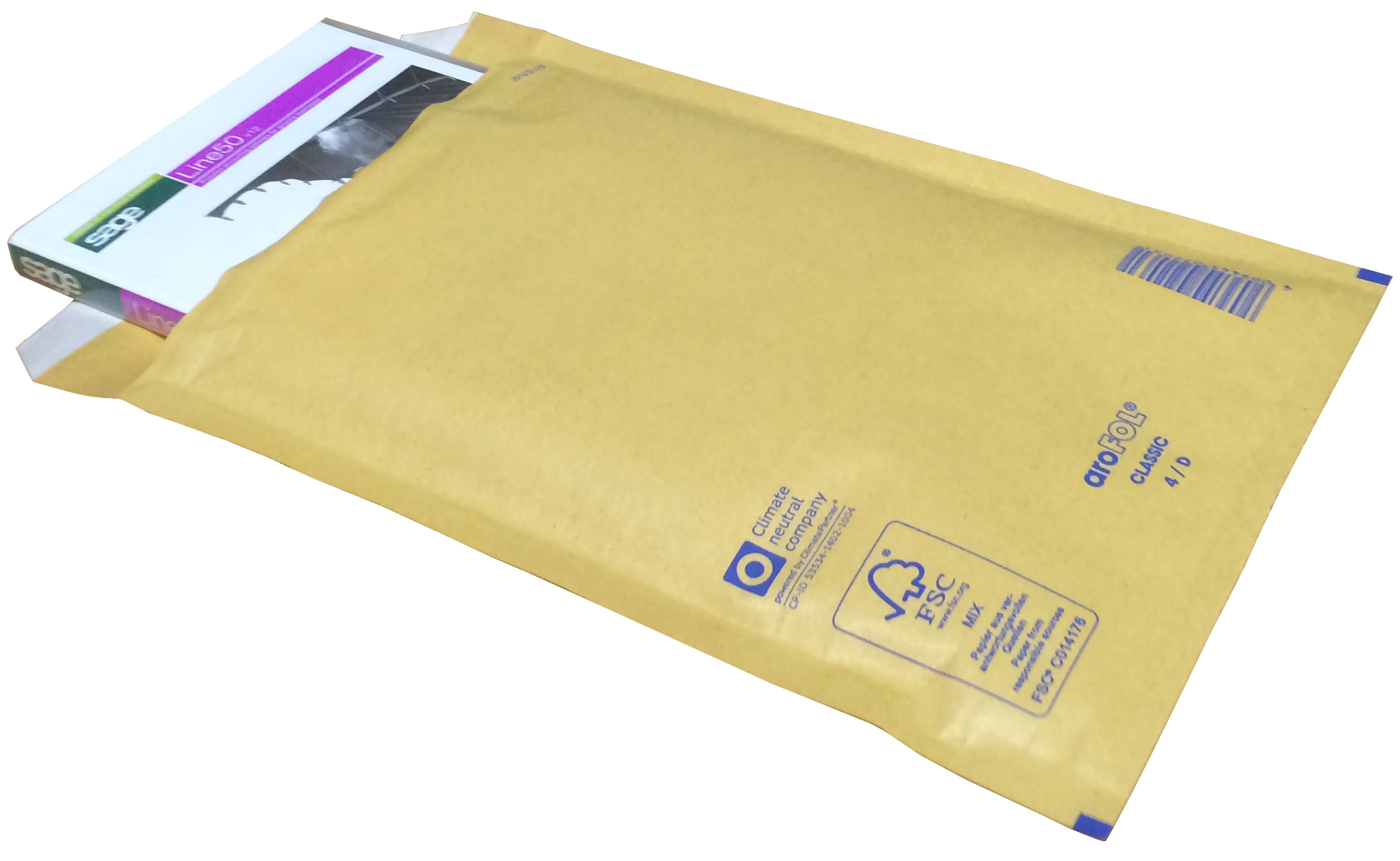 AroFOL AR04 Kraft Bubble Lined Mailer