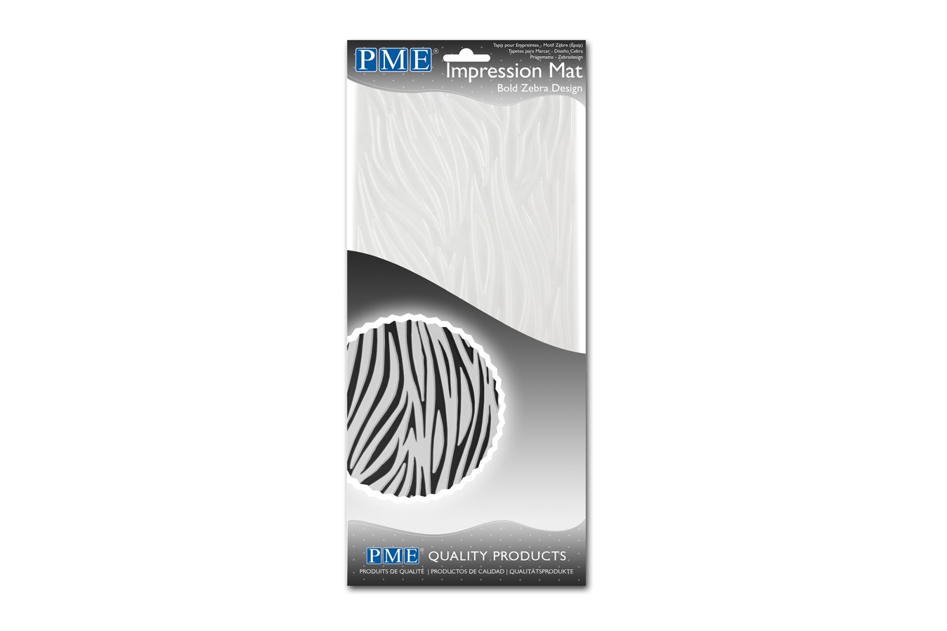 Impression Mat: Bold Zebra