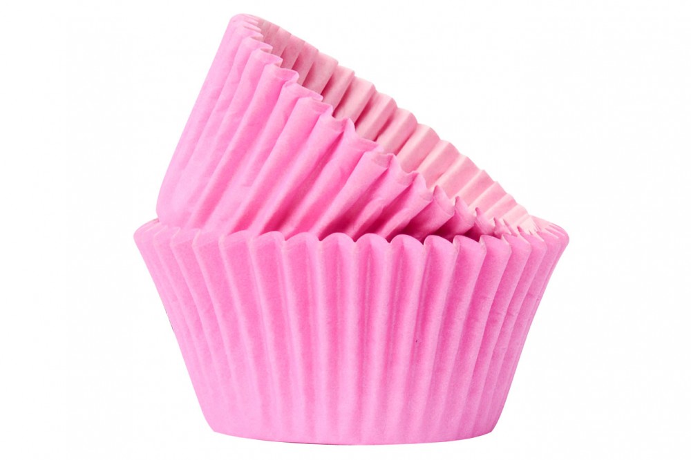 50 x Pink High Quality Cupcake Muffin Cases